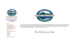 Desktop Screenshot of camdenhillsrealty.com